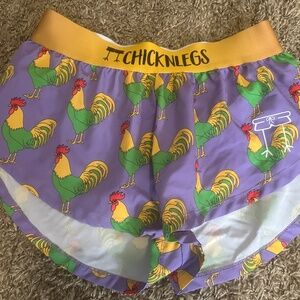 Chicknlegs Women's Rooster Running Shorts